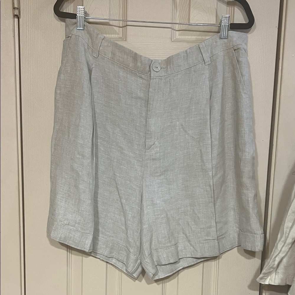 Garnet Hill Linen Women's Shorts